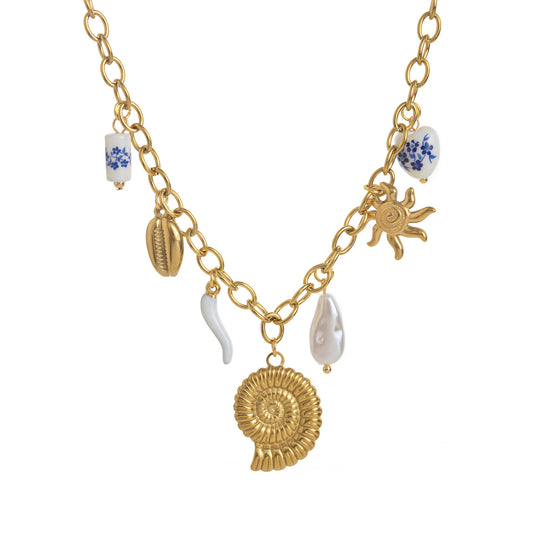 Collier Amulettes d’Océan